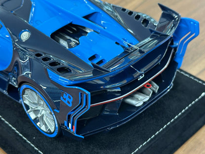 1/18 Resin Bugatti Vision GT – H&H Models (Ocean Blue / Blue Carbon, Limited 30 pcs)