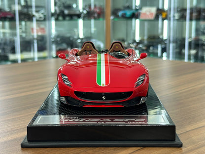 🚨1/18 Resin Ferrari Monza SP2 – CE Models (Red with Italy Flag, Limited 20 pcs)