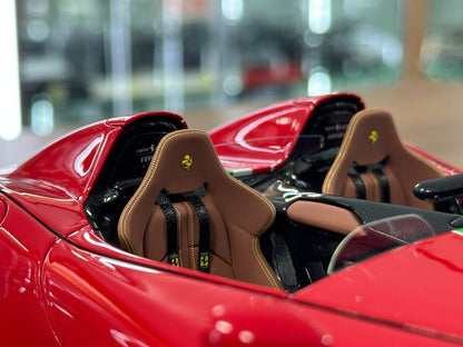 🚨1/18 Resin Ferrari Monza SP2 – CE Models (Red with Italy Flag, Limited 20 pcs)