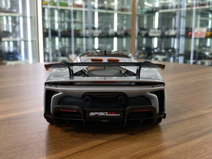 1/18 Metal Diecast Bburago Ferrari SF90 XX Stradale in Silver