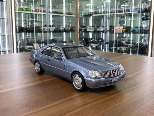 1/18 Diecast Norev Mercedes-Benz CL 600 ( C 140 ) ( 1996-1998 ) Pearl Blue Metallic