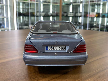 1/18 Diecast Norev Mercedes-Benz CL 600 ( C 140 ) ( 1996-1998 ) Pearl Blue Metallic