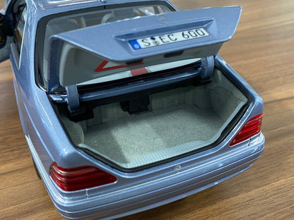 1/18 Diecast Norev Mercedes-Benz CL 600 ( C 140 ) ( 1996-1998 ) Pearl Blue Metallic