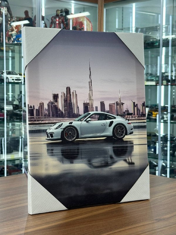 Porsche 911 GT3 RS Canvas Wall Poster (40cm x 30cm)