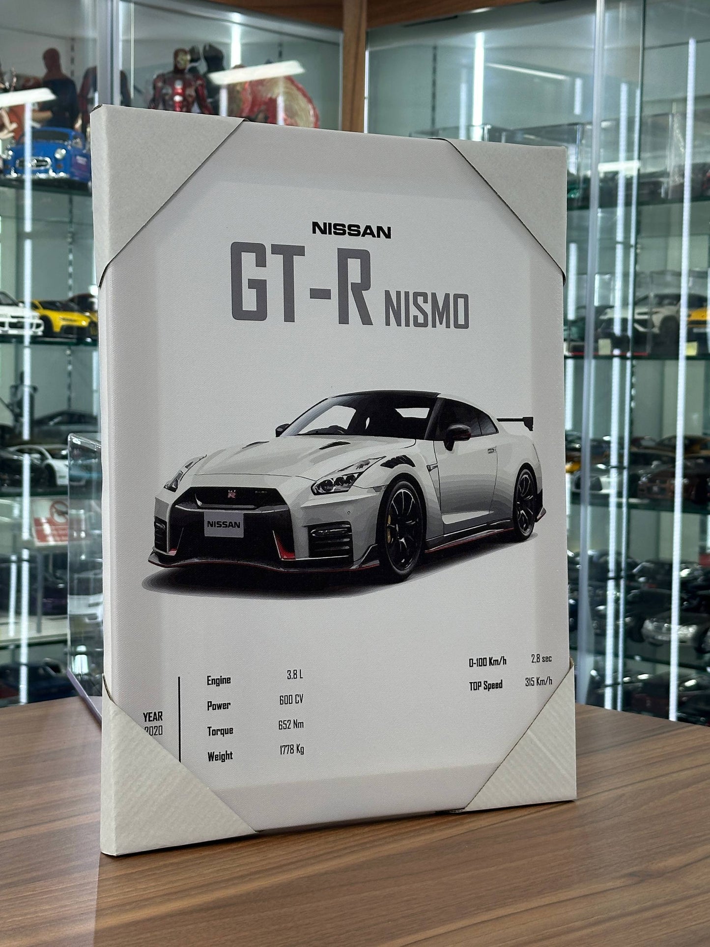 Nissan GTR Nismo Canvas Wall Poster (40cm x 30cm)