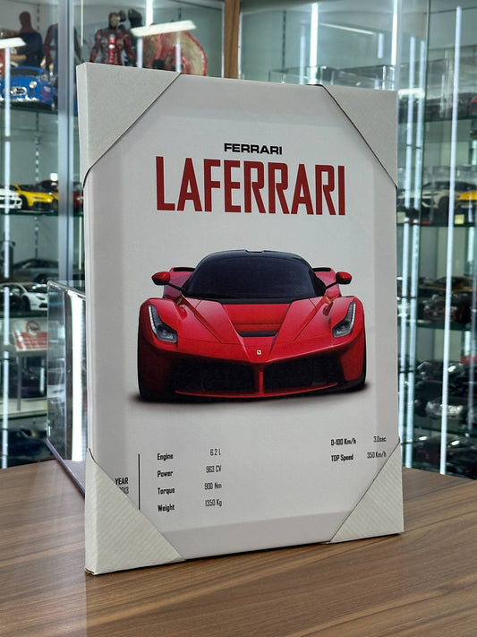 Ferrari La Ferrari  Canvas Wall Poster (40cm x 30cm)