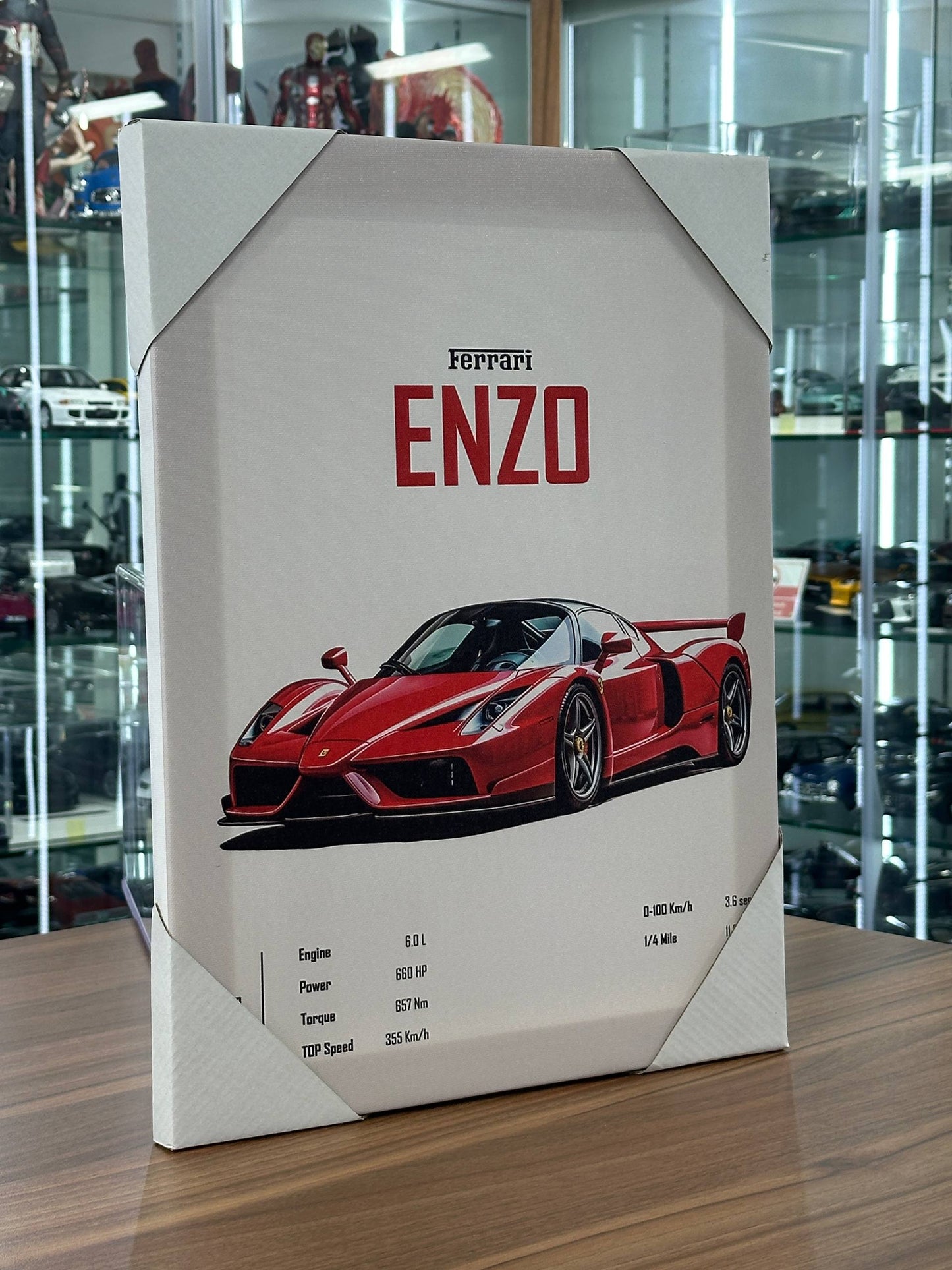 Ferrari Enzo  Canvas Wall Poster (40cm x 30cm)