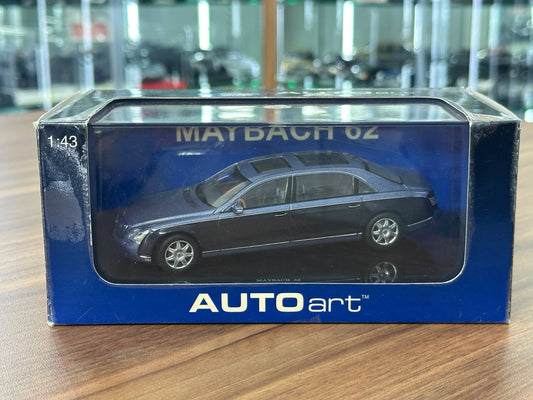 1/43 Diecast Model Maybach 62 LWB in Azure Blue – (AUTOart)