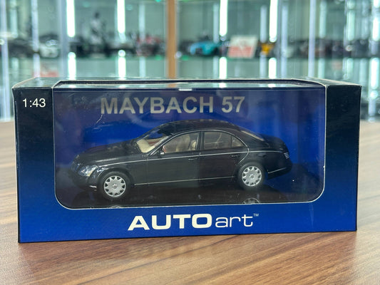 1/43 Diecast Model Maybach 57 SWB in Black (Autoart)