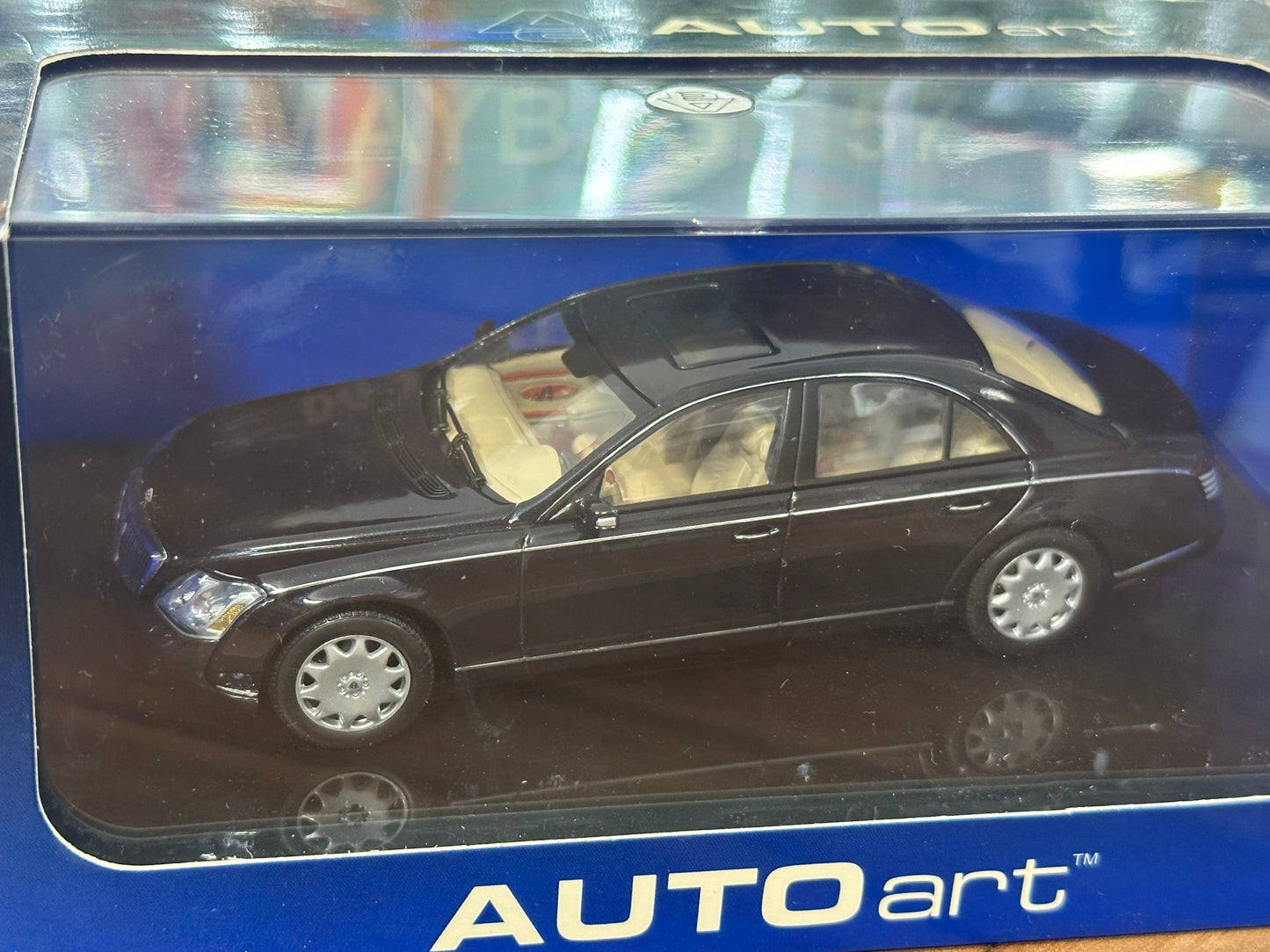 1/43 Diecast Model Maybach 57 SWB in Black (Autoart)