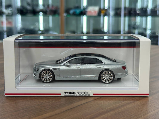 1/43 Diecast Model Bentley Flying Spur in Breeze Silver  –  (TSM Model)