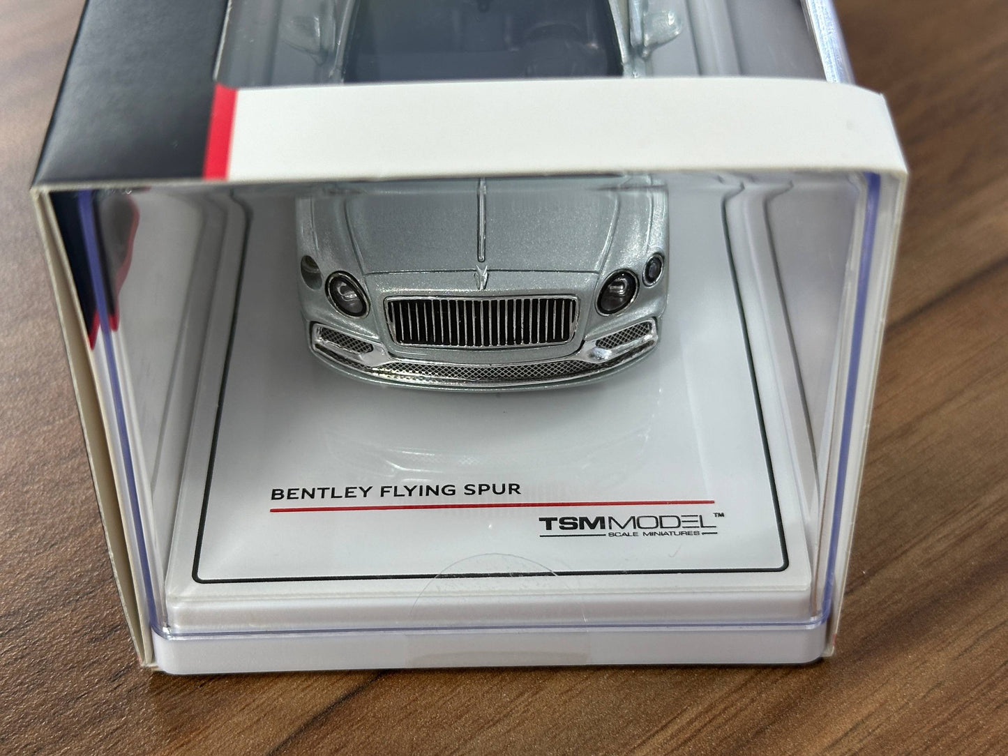 1/43 Diecast Model Bentley Flying Spur in Breeze Silver  –  (TSM Model)