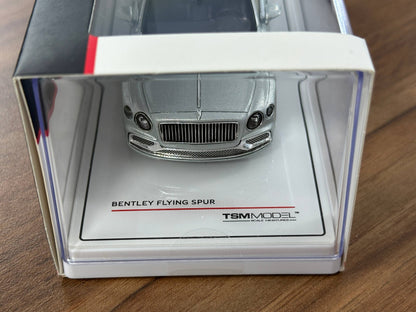 1/43 Diecast Model Bentley Flying Spur in Breeze Silver  –  (TSM Model)