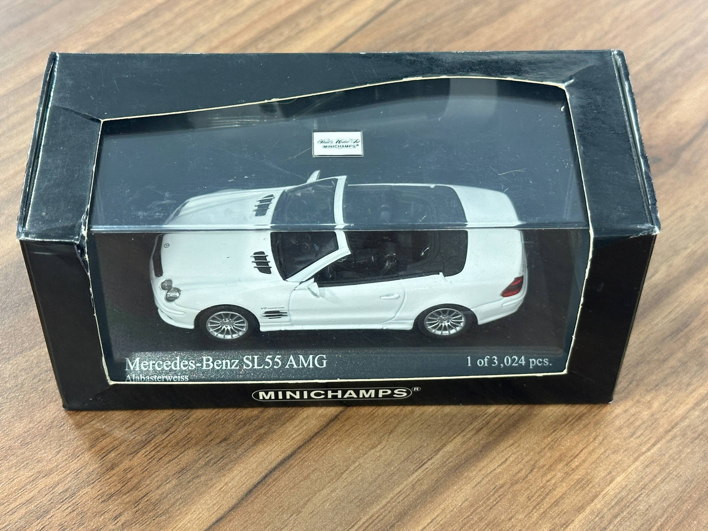 1/43 Diecast Model Mercedes-Benz SL 55 AMG 2007 –  (Minichamps)