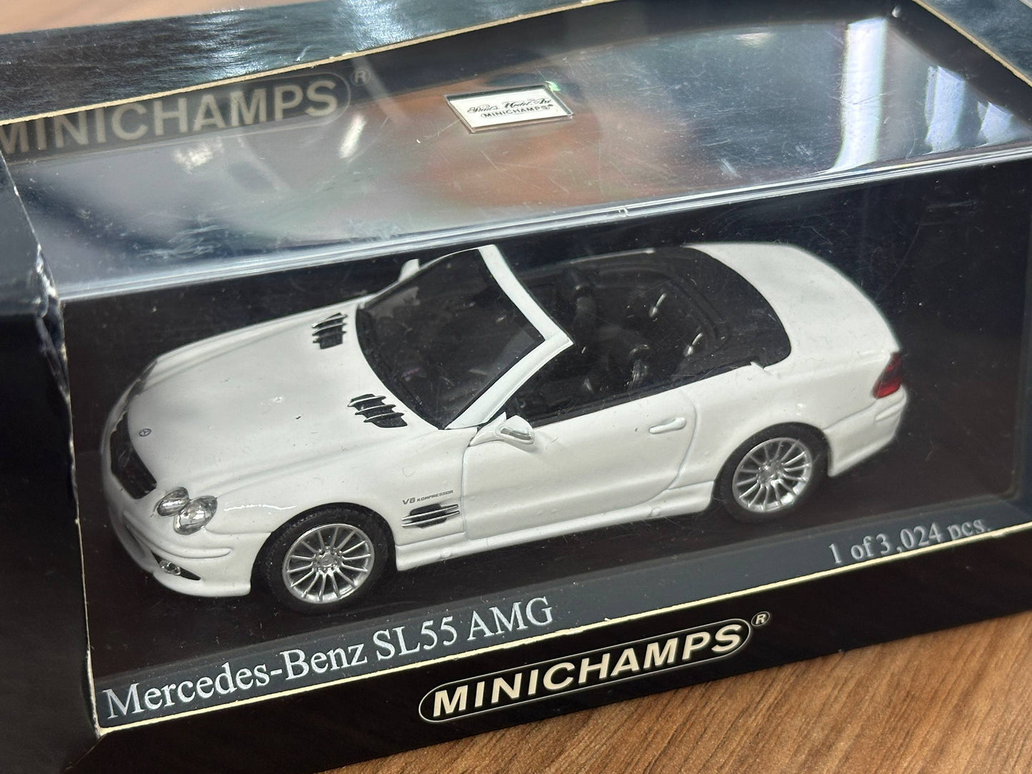 1/43 Diecast Model Mercedes-Benz SL 55 AMG 2007 –  (Minichamps)