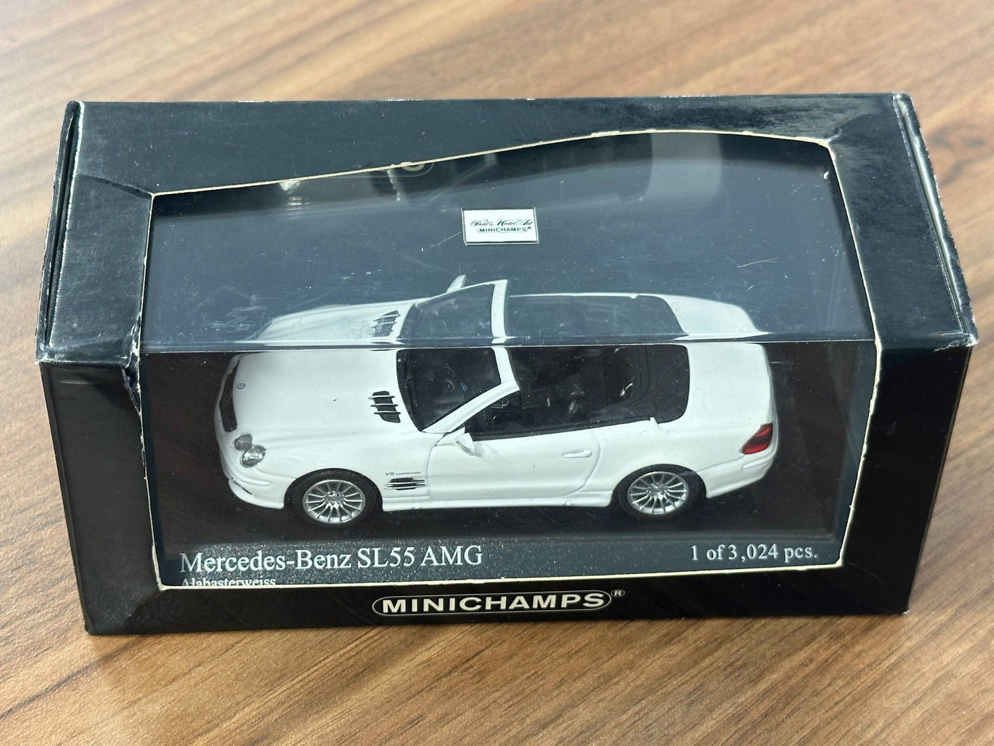1/43 Diecast Model Mercedes-Benz SL 55 AMG 2007 –  (Minichamps)