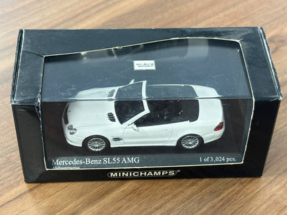 1/43 Diecast Model Mercedes-Benz SL 55 AMG 2007 –  (Minichamps)