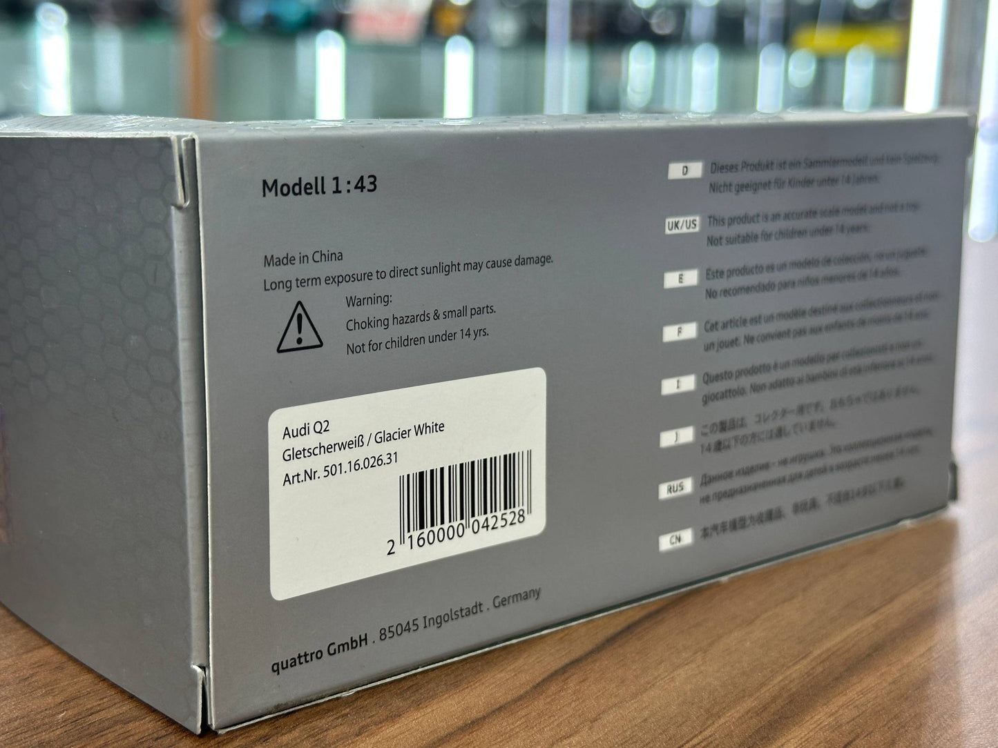 1/43 Diecast Model Audi Q2 –  (Audi Collection)
