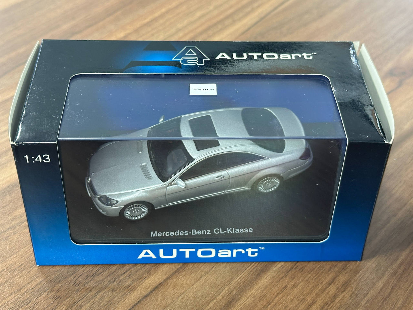 1/43 Diecast Model Mercedes-Benz CL-Klasse Coupe in Silver –  (AUTOart)