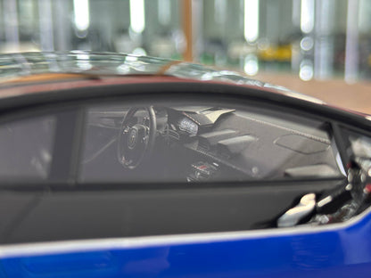 1/18 MR Collection Lamborghini Huracan STJ Blue Eliadi Resin Model Car Limited Edition 199 Pieces