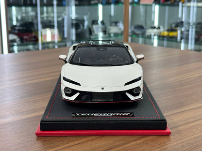 MR Collection Lamborghini Temerario Alleggerita Package Balloon White 1:18 Resin Model Limited 99 pcs