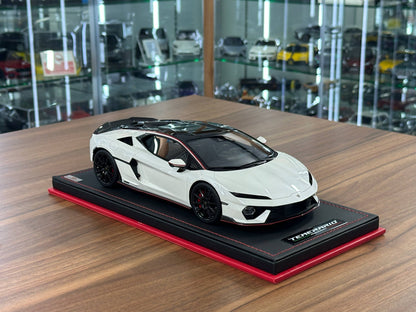 MR Collection Lamborghini Temerario Alleggerita Package Balloon White 1:18 Resin Model Limited 99 pcs