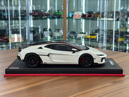 MR Collection Lamborghini Temerario Alleggerita Package Balloon White 1:18 Resin Model Limited 99 pcs
