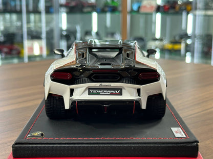 MR Collection Lamborghini Temerario Alleggerita Package Balloon White 1:18 Resin Model Limited 99 pcs