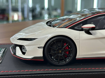 MR Collection Lamborghini Temerario Alleggerita Package Balloon White 1:18 Resin Model Limited 99 pcs