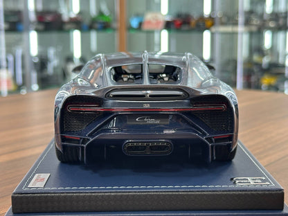 1/18 Resin MR Collection Bugatti Chiron Profilee Argent Atlantique / blue royal Limited-499 pcs