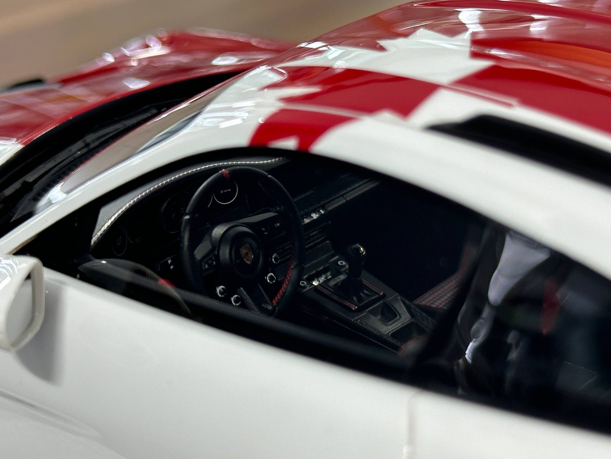 Porsche 911 GT3 RS (992.1) PEC Toronto Special Edition – FuelMe Models (Red/White, 1:18 Resin)