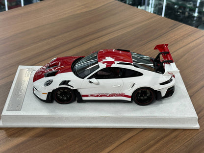 Porsche 911 GT3 RS (992.1) PEC Toronto Special Edition – FuelMe Models (Red/White, 1:18 Resin)