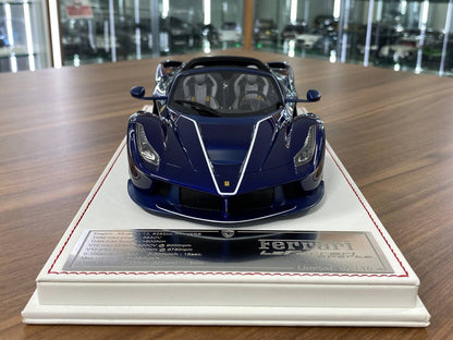 1/18 Resin Ferrari LaFerrari Aperta | Davis & Giovanni| Blue Tour de France | Limited 10 pcs