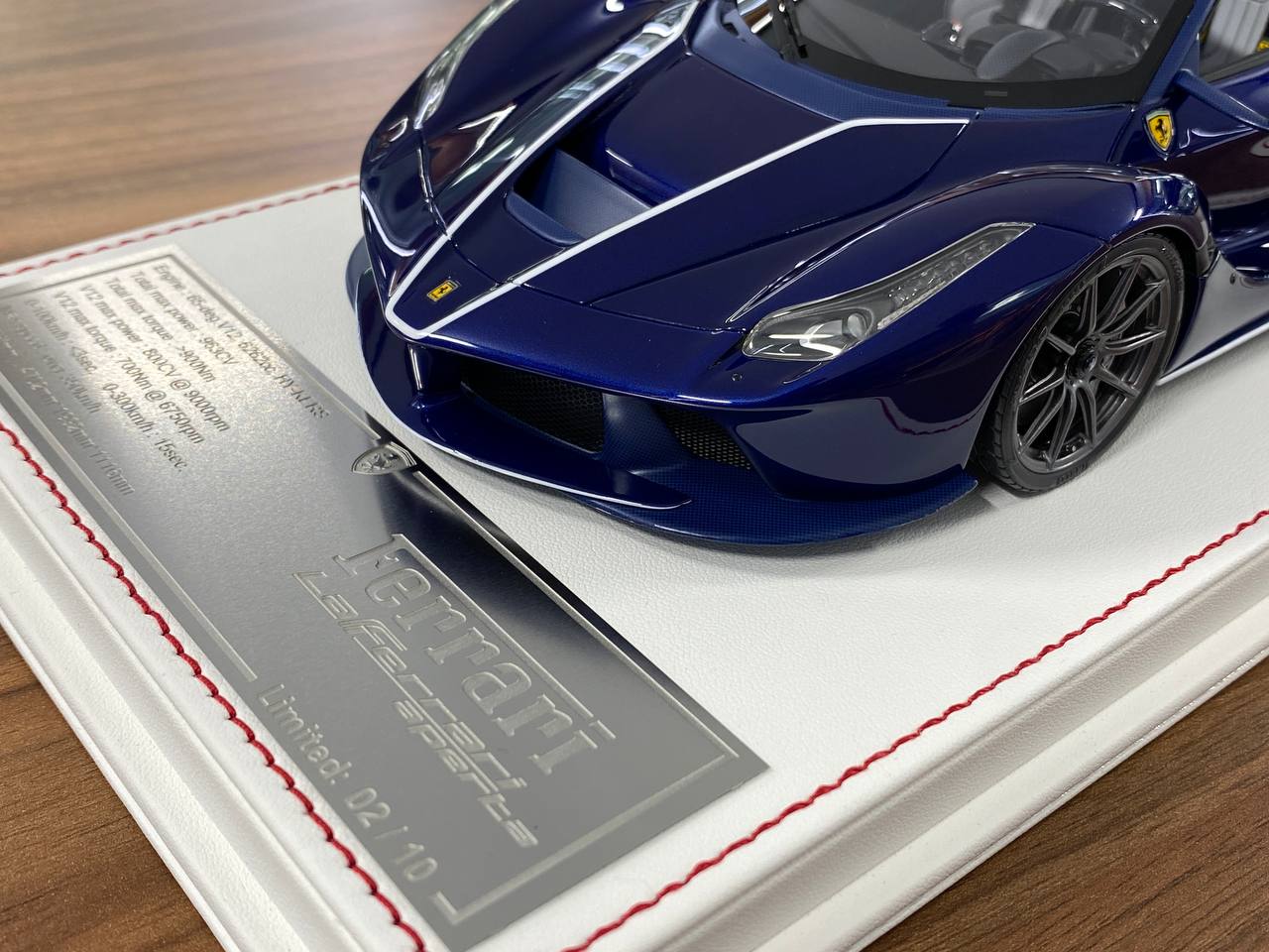 1/18 Resin Ferrari LaFerrari Aperta | Davis & Giovanni| Blue Tour de France | Limited 10 pcs