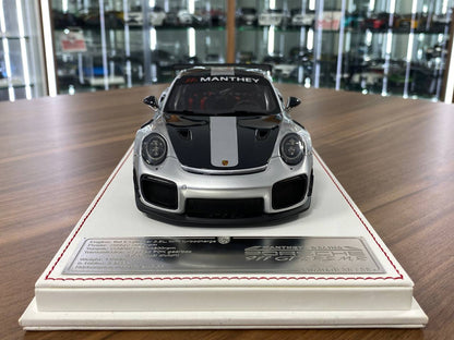 1/18 Resin – Porsche 911 GT2 RS MR | Davis & Giovanni | Silver | Limited 38