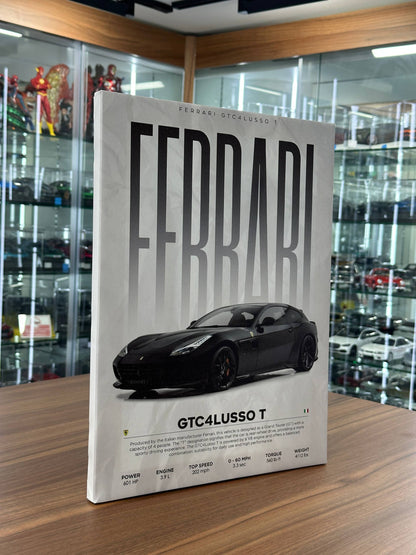 Ferrari GTC4LUSSO T Canvas Wall Poster (40cm x 30cm)