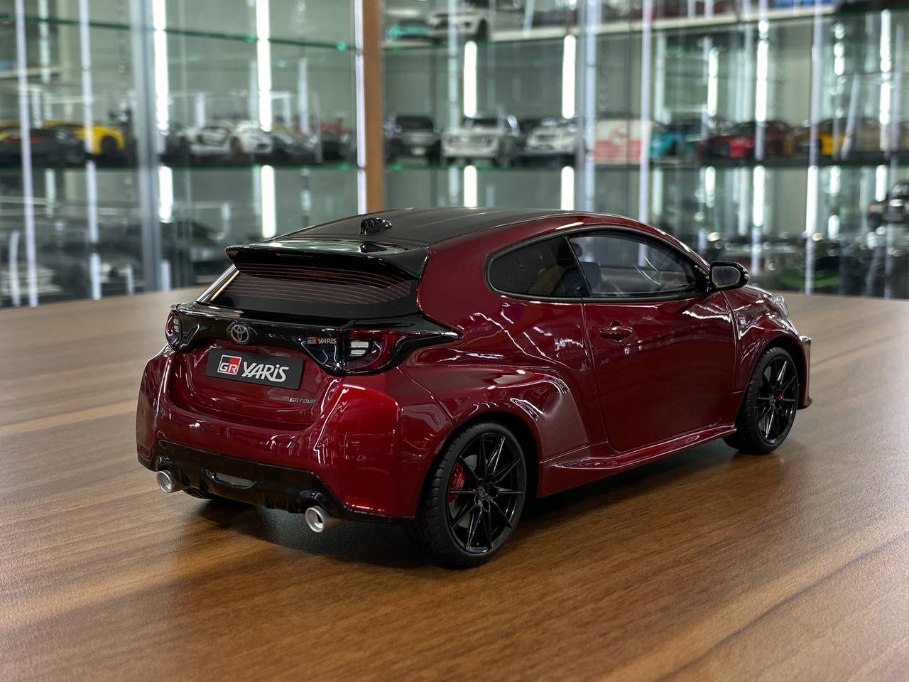 1/18 Resin Model – Toyota Yaris GR | OttO Mobile | Not Opening | Red | Limited 3000