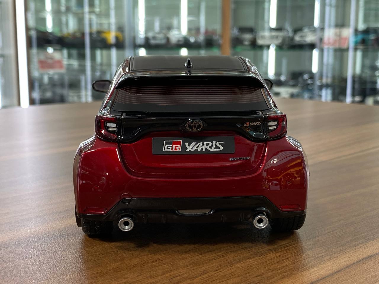 1/18 Resin Model – Toyota Yaris GR | OttO Mobile | Not Opening | Red | Limited 3000