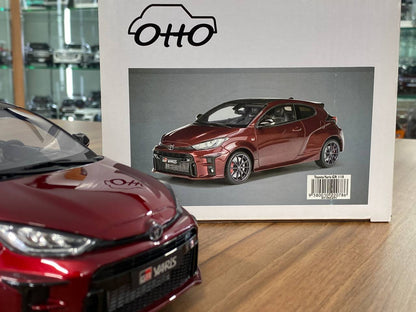1/18 Resin Model – Toyota Yaris GR | OttO Mobile | Not Opening | Red | Limited 3000
