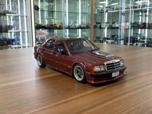 1/18 Resin Model – Mercedes Benz 190E RAUH-Welt Republik 2.6-16 | OttO Mobile | Red | Limited 3000