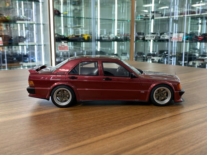 1/18 Resin Model – Mercedes Benz 190E RAUH-Welt Republik 2.6-16 | OttO Mobile | Red | Limited 3000