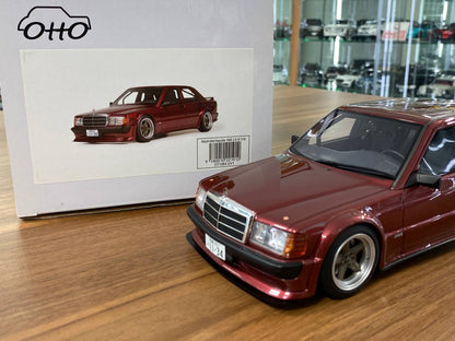 1/18 Resin Model – Mercedes Benz 190E RAUH-Welt Republik 2.6-16 | OttO Mobile | Red | Limited 3000
