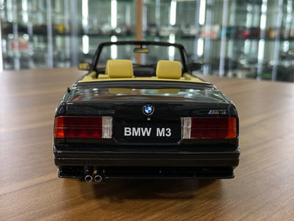 1/18 Resin Model OttO Mobile BMW M3 E30 Convertible – Black – Limited 3000 pcs