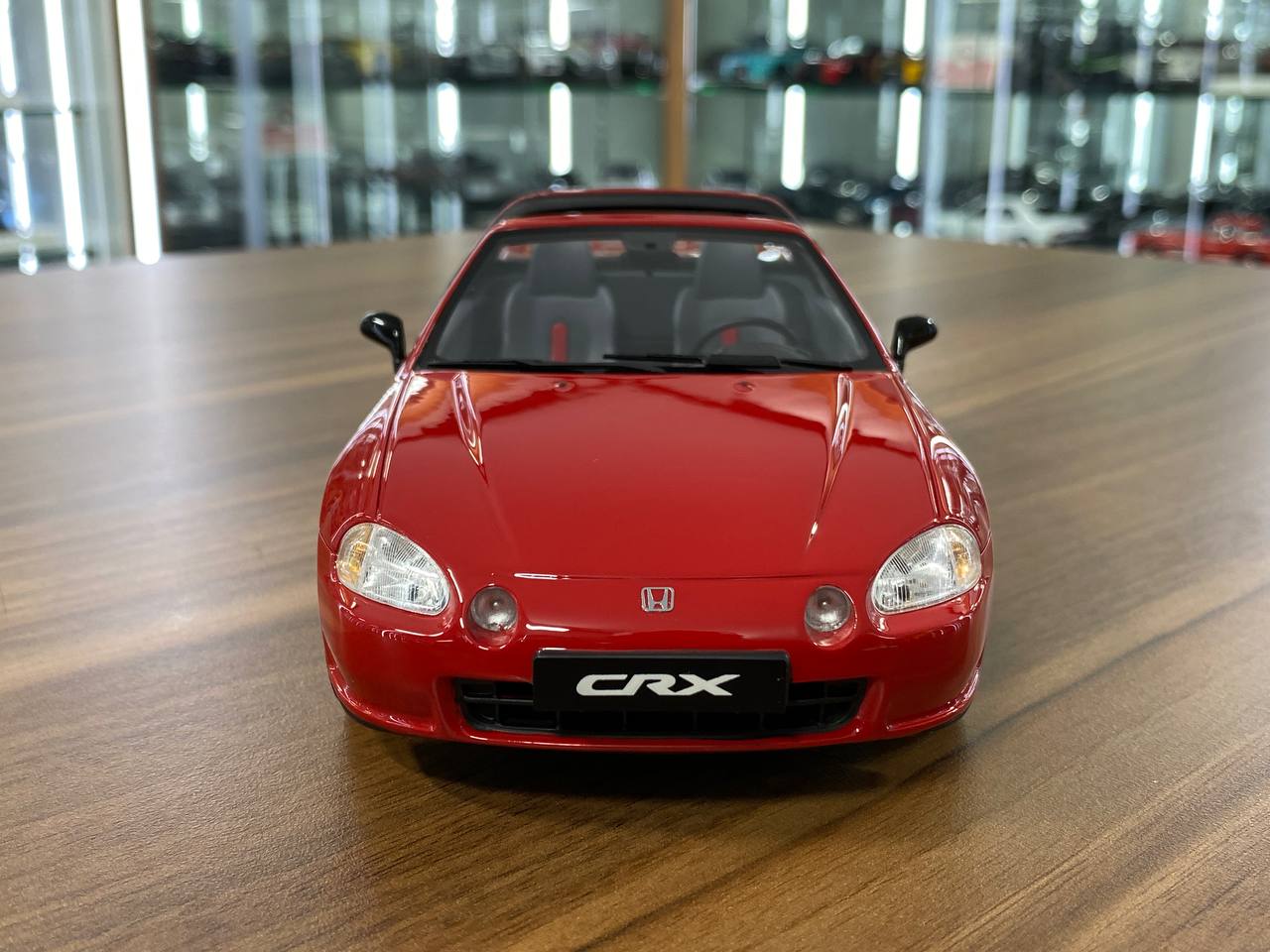 1/18 Resin OttO Mobile Honda Civic CR-X VTI Del Sol 1995 Red - Limited 2000 pcs