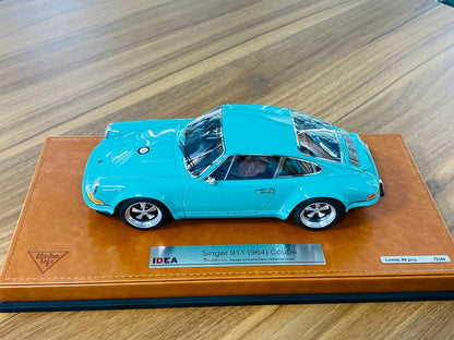 1/18 Resin Model - Make Up Porsche Singer 911 (964) Coupe (Malachite Green)