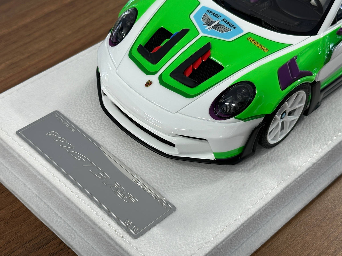 1:18 Resin H&H Models Porsche 911 GT3 RS (992) Buzz Lightyear Edition - Toy Story Livery (Limited Edition 10 Pcs)