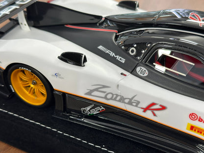 1:18 H&H Models Pagani Zonda Revolution White & Black Carbon - Limited Edition 30 Pcs