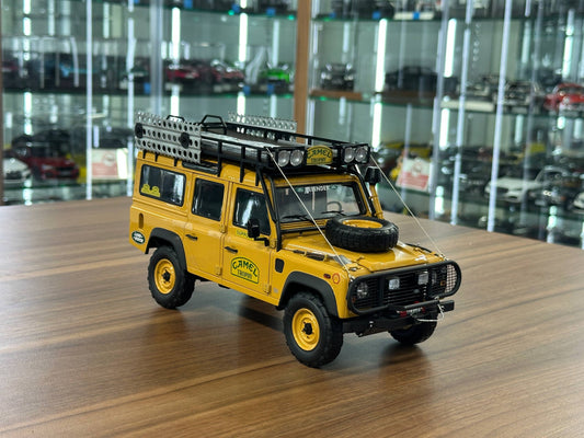 1:18 Almost Real Land Rover Defender 110 Camel Trophy Sabah-Malaysia 1993 - Yellow