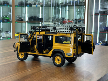 1:18 Almost Real Land Rover Defender 110 Camel Trophy Sabah-Malaysia 1993 - Yellow