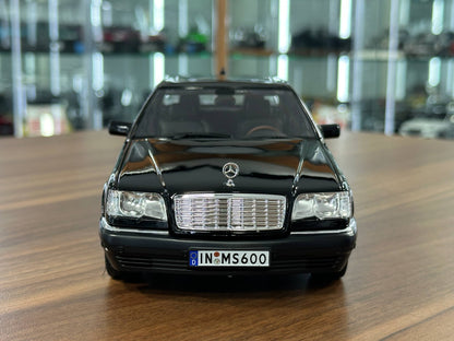 1:18 Mission Model Mercedes-Benz S 600 (W140) 1997 - Black